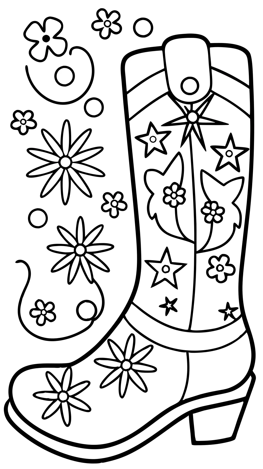 coloriage gratuit de cowboy imprimable